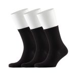 Носки мужские Hesler кардная пряжа 44-46 черные (3 пары)