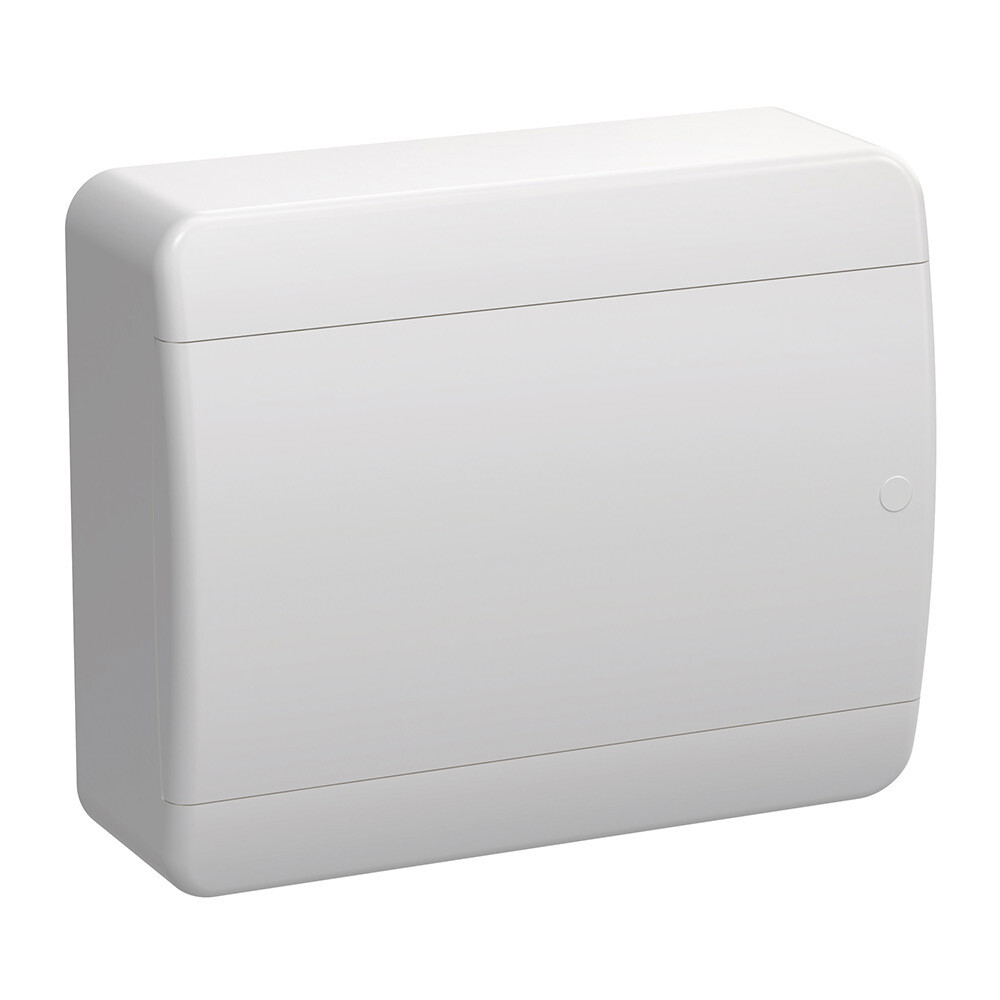 original-4957.jpg Щит распределительный навесной IEK Tekfor ЩРН-П-12 пластиковый IP41 240х290х102 мм 12 модулей непрозрачная дверь — изображение 1