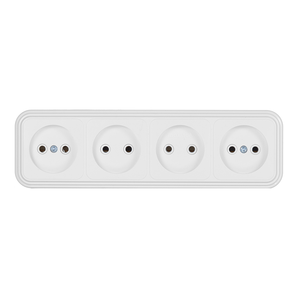 original-5012.jpg Розетка Svet накладная белая (0215-01091) — изображение 1