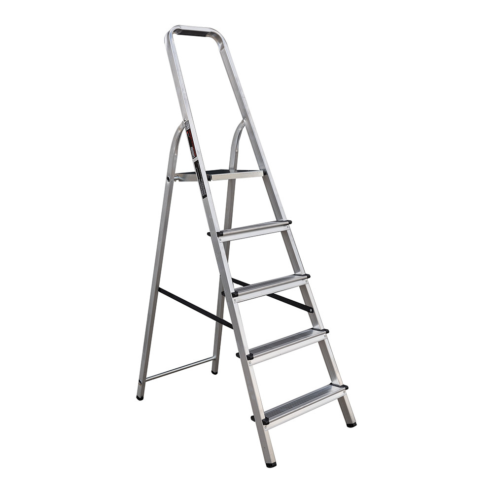 original-5013.jpg Стремянка алюминиевая 5 ступеней 80 мм 1,04 м Hesler — изображение 1