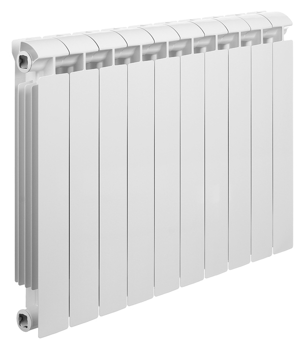 original-5127.jpg Радиатор биметаллический Global Style Extra 500 мм 10 секций 1" боковое подключение белый — изображение 1