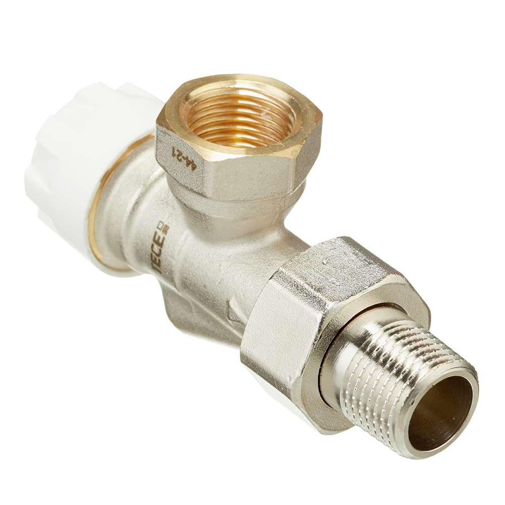 original-5146.jpg Клапан регулирующий угловой Тесе 1/2 НР(ш) х 1/2 ВР(г) для радиатора (8740463) — изображение 1