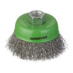 Корщетка для УШМ и УПМ Debever мягкая чашеобразная d65 мм М14 сталь
