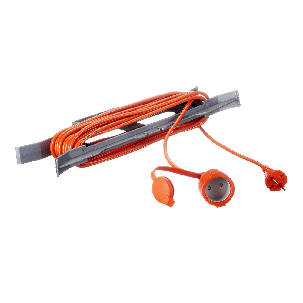 original-5231.jpg Удлинитель UNIVersal без заземления 10 м на рамке 1,3 кВт 1 розетка ПВС 2х0,75 кв.мм IP54 — изображение 1