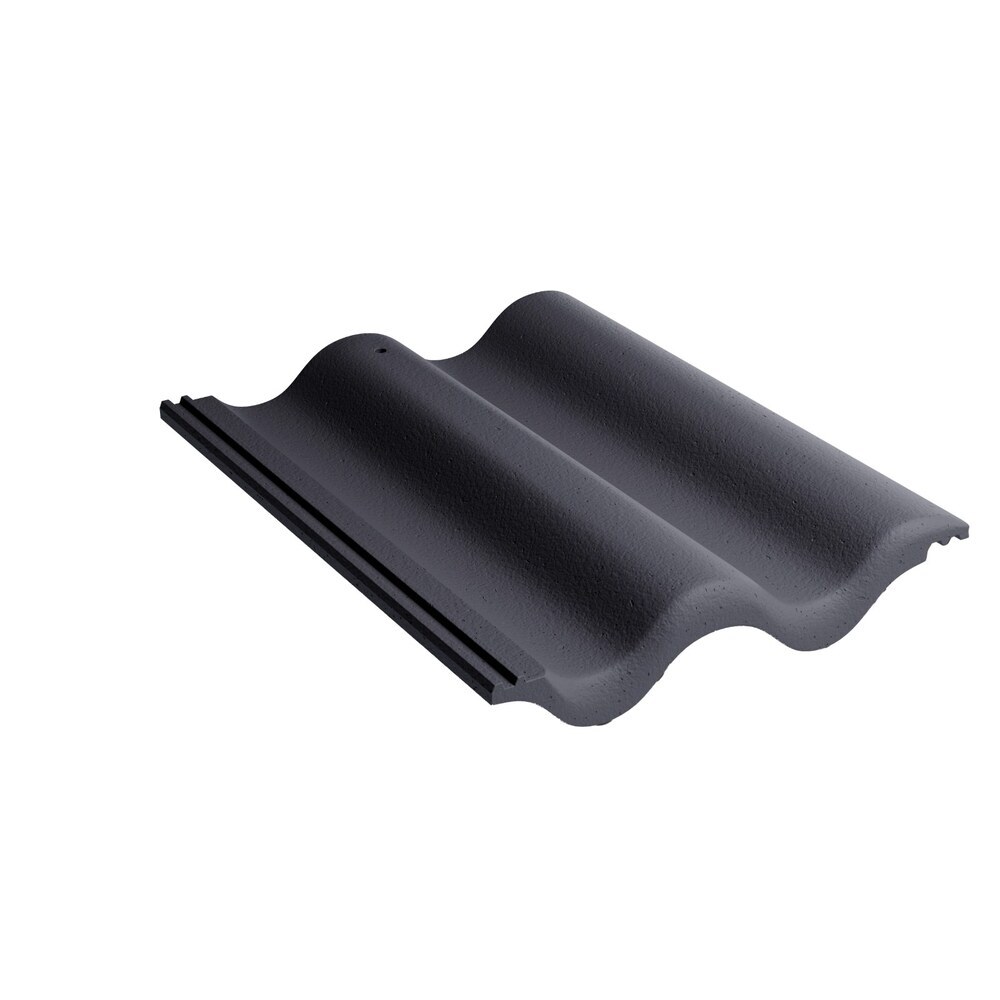 original-527.jpg Черепица цементно-песчаная рядовая Kriastak Classic графит 11х330х420 мм 12 кв.м — изображение 1