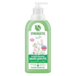 Жидкое мыло Synergetic для рук лемонграсс и мята 500 мл