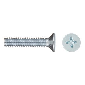 Винт оцинкованный M4x20 мм DIN 965 потайная головка (14 шт.)