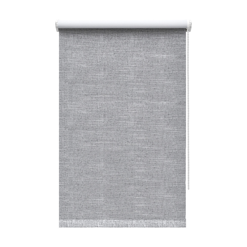 original-5432.jpg Рулонная штора блэкаут 140х175 см Decofest Каролина серая — изображение 1