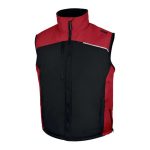 Жилет рабочий утепленный Delta Plus Fidji 3 50 рост 164-172 см красный/черный