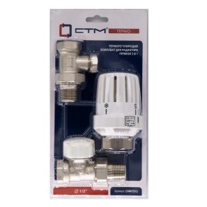 Комплект терморегулирующий СТМ 1/2 для радиатора (CARKTS12)