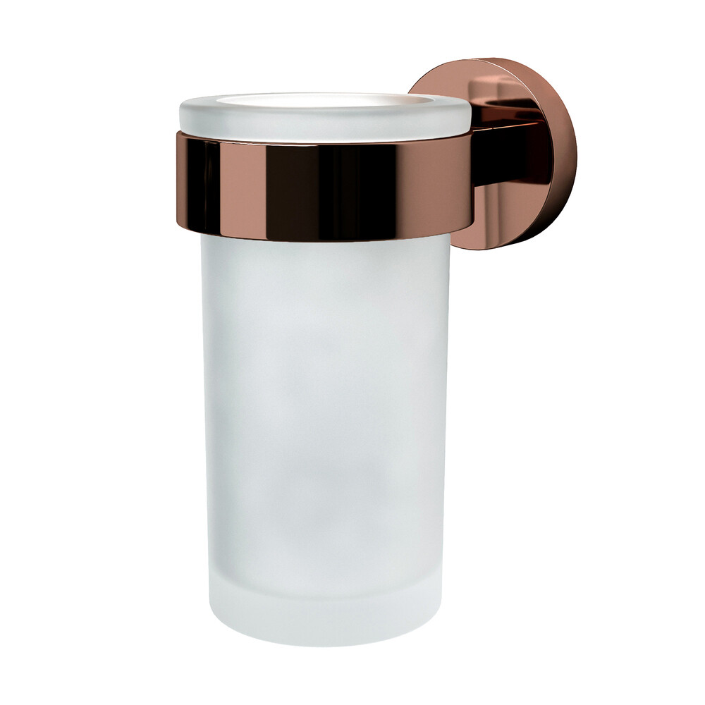 original-5595.jpg Стакан для ванной WasserKraft Asphe с держателем стекло матовый/металл золото (K-77728) — изображение 1