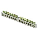 Шина нулевая без изолятора EKF PROxima PEN 6х9 мм 14 отверстий крепеж по центру (10 шт.) (sn1-63-14)