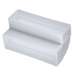 Колено вертикальное пластиковое для плоских воздуховодов 60х204 мм 90°