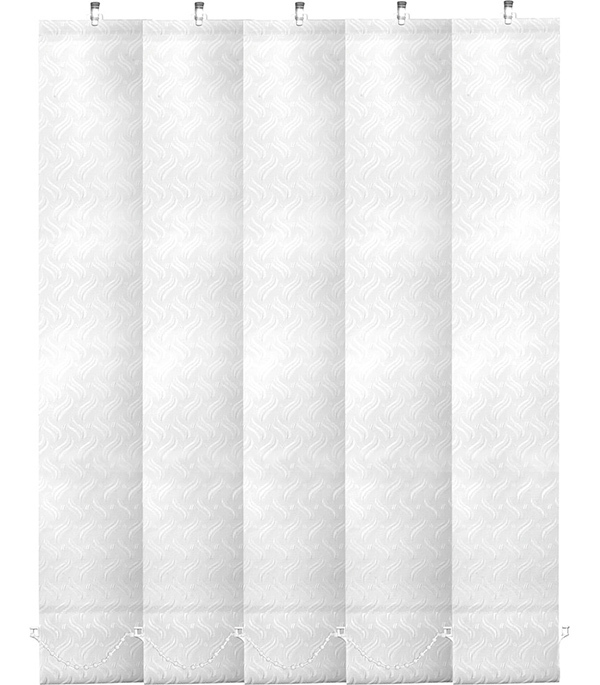 original-5698.jpg Ламели для вертикальных жалюзи 180 см Аврора белые (5 шт.) — изображение 1