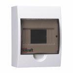Щит распределительный навесной Dekraft пластиковый IP41 200х148х96 мм 6 модулей непрозрачная дверь