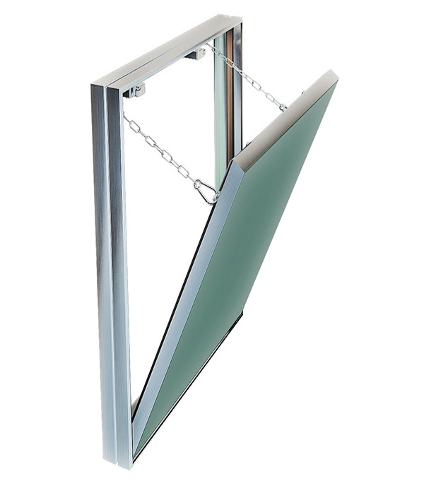 original-5729.jpg Люк ревизионный под плитку Хаммер Гиппократ-П алюминиевый 200х300 мм скрытый нажимной — изображение 1