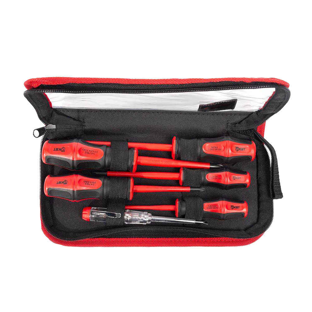 original-5737.jpg Набор диэлектрических отверток 1000 В КВТ Профи НИО-06 (78617) — изображение 1