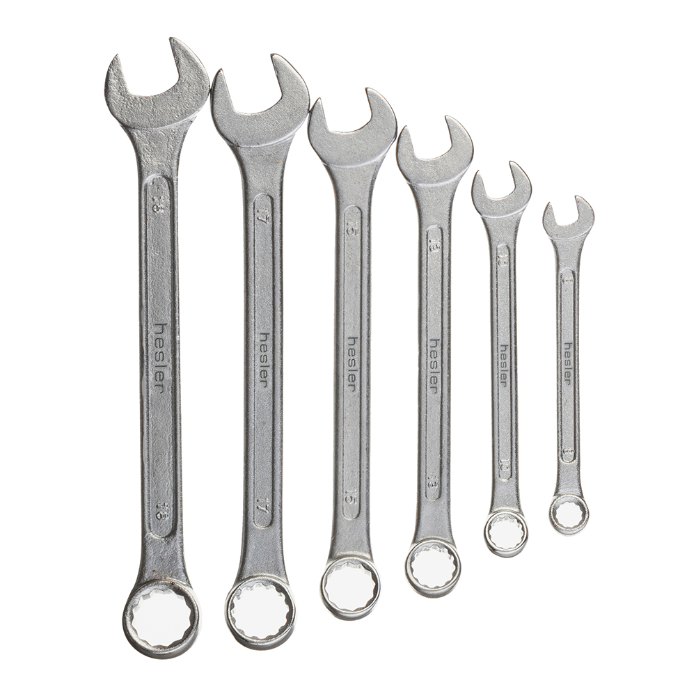original-5742.jpg Набор гаечных ключей комбинированных Hesler 8-18 мм (6 шт.) — изображение 1