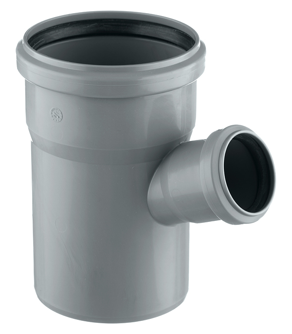 original-5750.jpg Тройник Ostendorf HTEA d110х50 мм 67° пластиковый для внутренней канализации (115320) — изображение 1