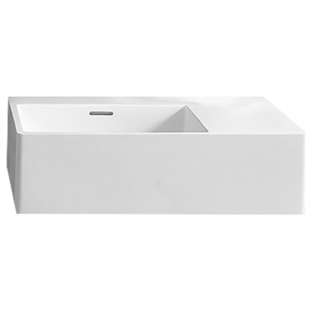 original-5886.jpg Раковина Abber Stein 56 см накладная белая матовая (AS2644 L) — изображение 1