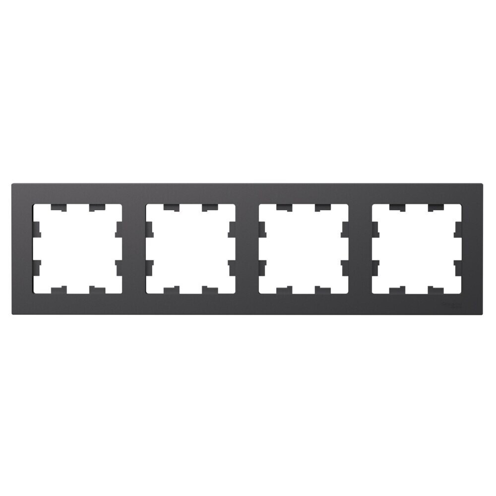 original-5935.jpg Рамка Systeme Electric AtlasDesign четырехместная базальт (ATN001404) — изображение 1