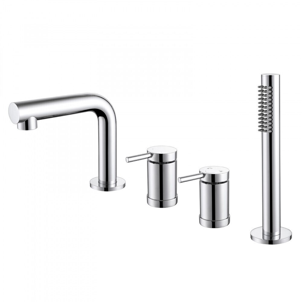 original-5964.jpg Смеситель на борт ванны Abber Emotion хром однорычажный с лейкой (AF8813) — изображение 1