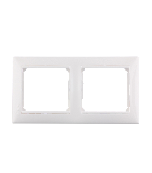 original-6087.jpg Рамка Legrand Valena двухместная белая (694241) — изображение 1