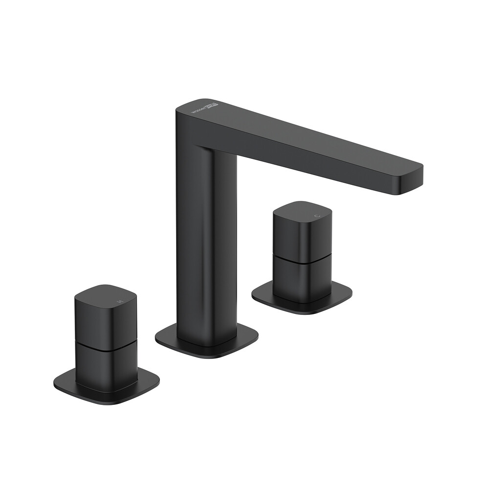 original-6141.jpg Смеситель для раковины встраиваемый WasserKraft Nuthe черный двухвентильный (9135) — изображение 1