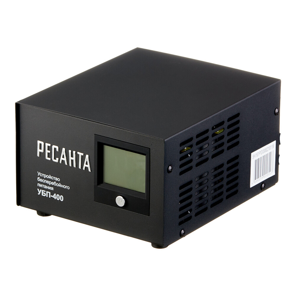 original-6272.jpg Источник бесперебойного питания без АКБ Ресанта УБП-400 однофазный 220 В 0,25 кВт переносной — изображение 1