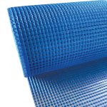 Сетка фасадная стеклотканевая ячейка 5х5 мм 1х50 м 160 г/кв.м КМ