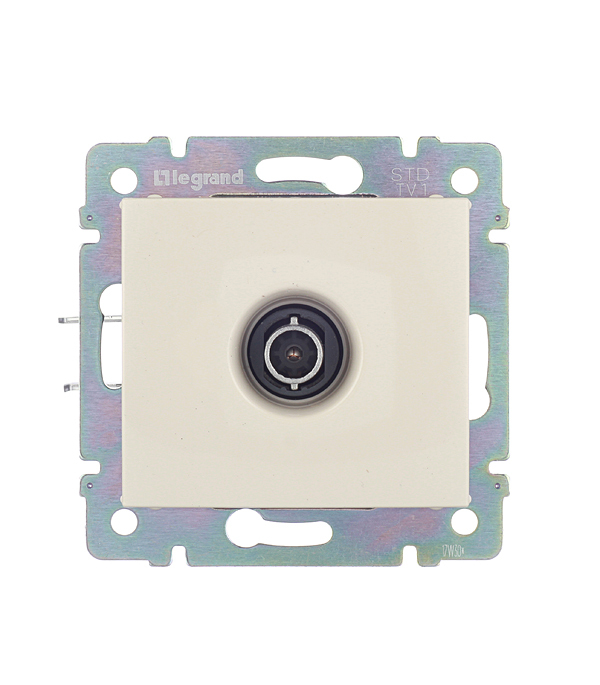 original-6436.jpg Розетка телевизионная Legrand Valena встраиваемая слоновая кость (695618) — изображение 1