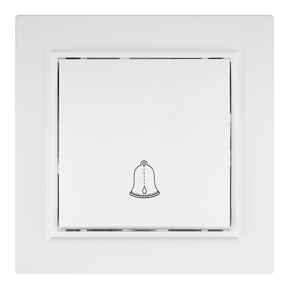 original-6474.jpg Кнопка звонка EKF Минск встраиваемая белая (ERV10-026-10) — изображение 1