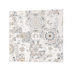 Панель стеновая закаленное стекло для кухни 600х600х4 мм винтажная майолика