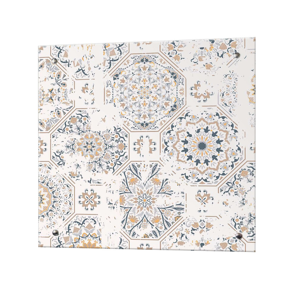 original-6558.jpg Панель стеновая закаленное стекло для кухни 600х600х4 мм винтажная майолика — изображение 1