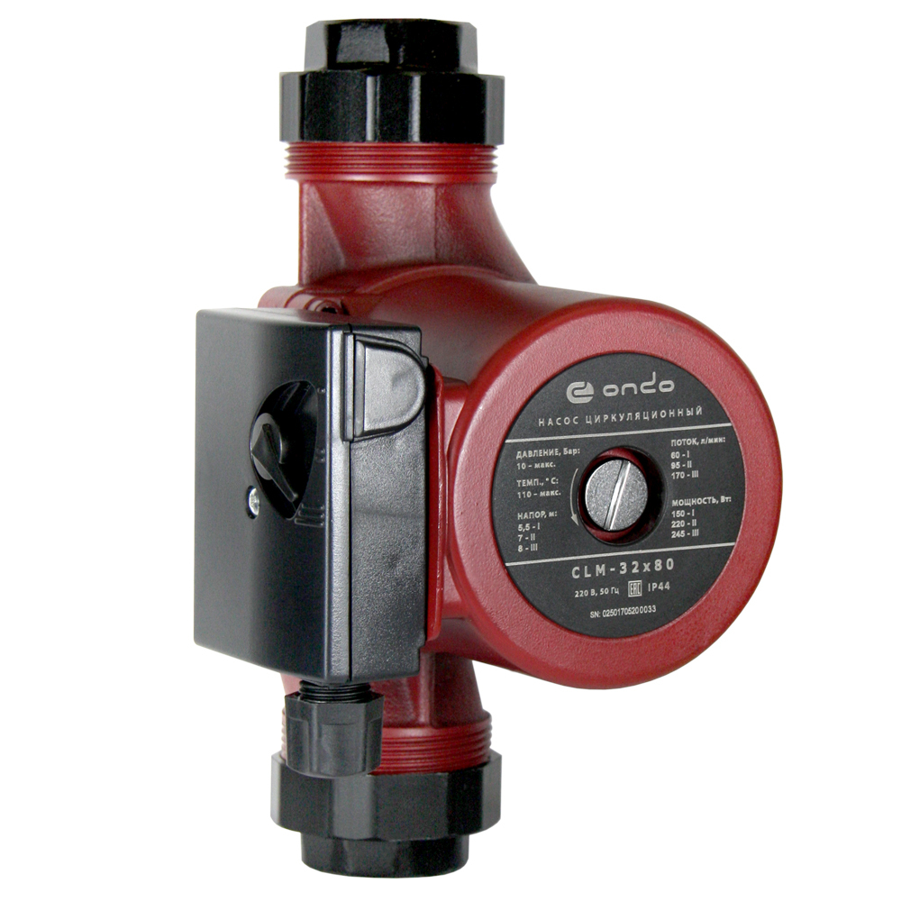 original-658.jpg Циркуляционный насос для систем отопления Ondo CLM DN32 подъем 8 м 180 мм (PCLM-3280) — изображение 1