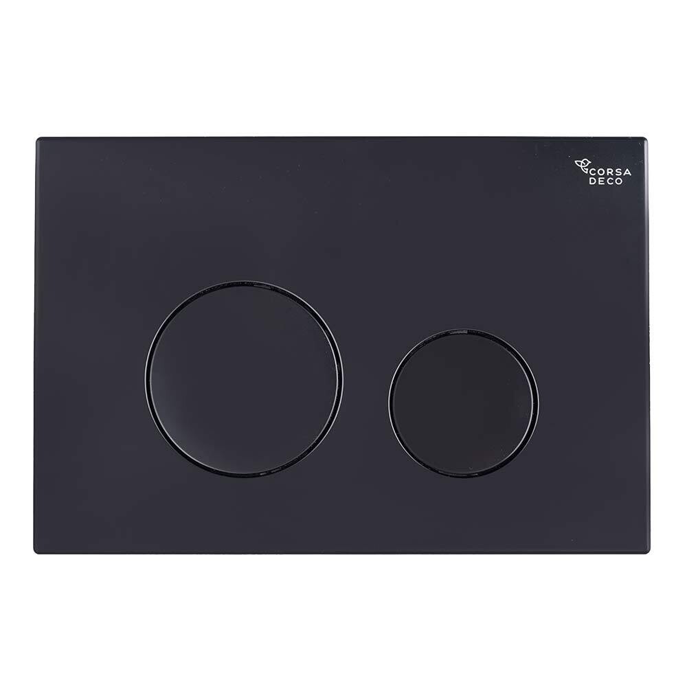 original-6600.jpg Клавиша смыва для инсталляций Corsa Deco CX черная матовая (FBCXB) — изображение 1