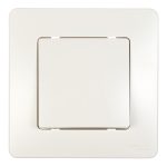 Выключатель Systeme Electric Blanca одноклавишный встраиваемый молочный (BLNVS010102)