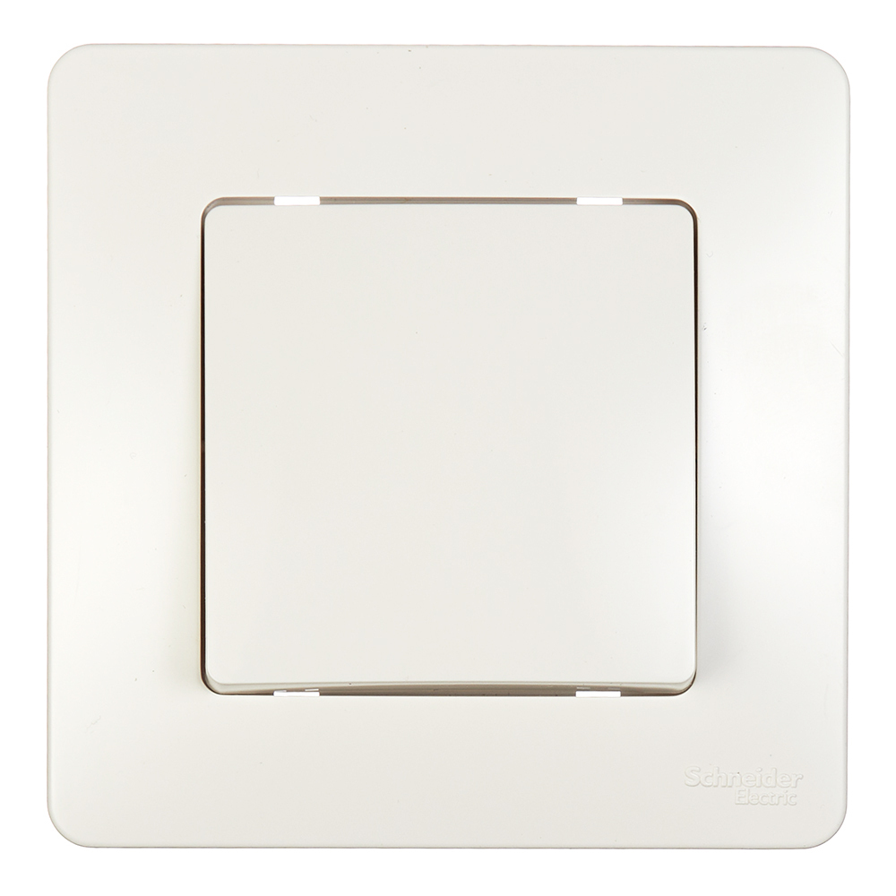 original-6648.jpg Выключатель Systeme Electric Blanca одноклавишный встраиваемый молочный (BLNVS010102) — изображение 1