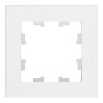 Рамка Systeme Electric AtlasDesign Nature одноместная мрамор крем роял (ATN343101)