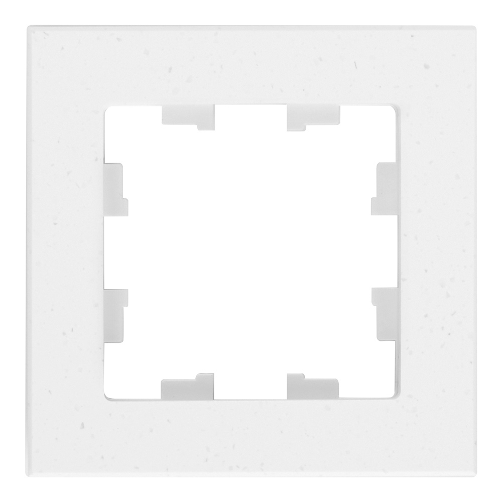 original-6753.jpg Рамка Systeme Electric AtlasDesign Nature одноместная мрамор крем роял (ATN343101) — изображение 1