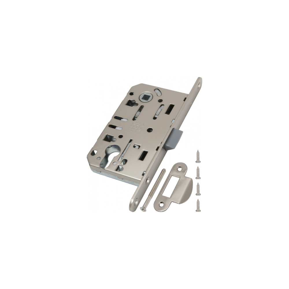 original-6989.jpg Замок врезной AGB EV для межкомнатной двери под цилиндр хром — изображение 1