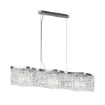 Светильник подвесной Maytoni Dune E14 360 Вт 20 кв.м хром IP20 (DIA005PL-06CH)