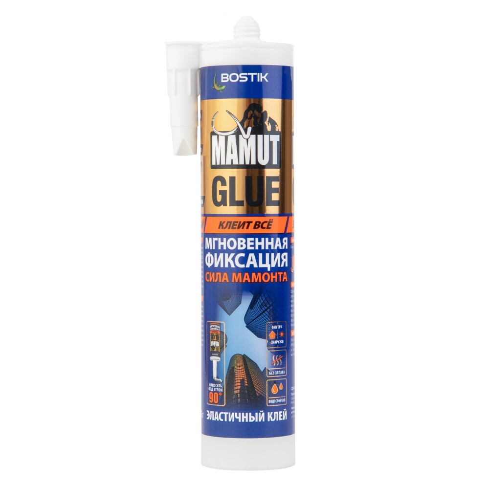 original-7016.jpg Клей монтажный гибридный Bostik Mamut Glue белый 280 мл — изображение 1