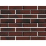Клинкерная плитка для фасада BestPoint Exclusive Red Wine (32 шт.= 0,5 кв.м) бордово-черная 245х65х8,5 мм