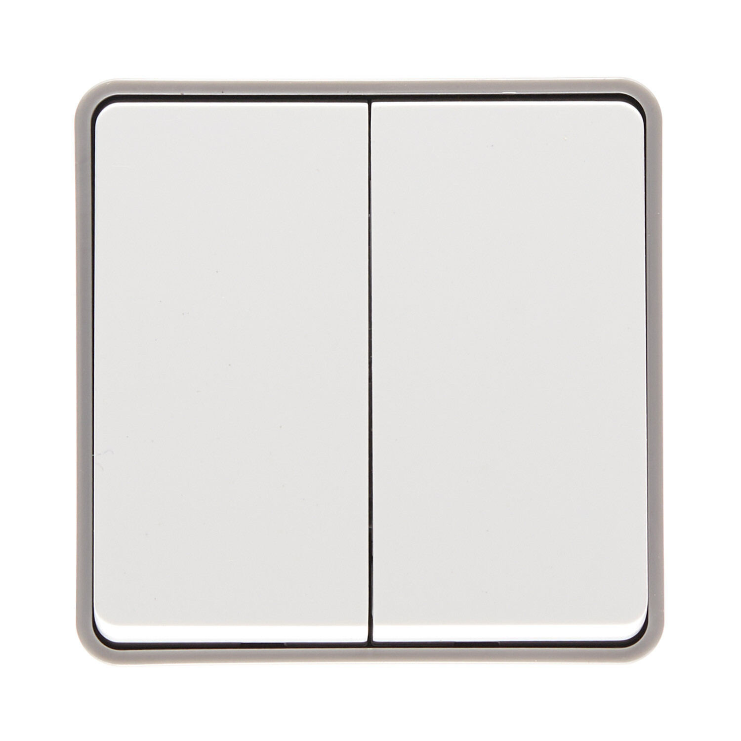 original-7067.jpg Выключатель Werkel Gallant двухклавишный накладной белый (a051576) — изображение 1