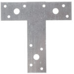 Пластина соединительная оцинкованная Т-образная 35х135х135х2.0 мм