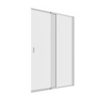 Шторка на ванну раздвижная 100х150х0,4 см профиль хром RGW SC 40 (03114010-11)