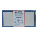 Люк ревизионный под плитку Lyuker К стальной 300х600 мм скрытый нажимной