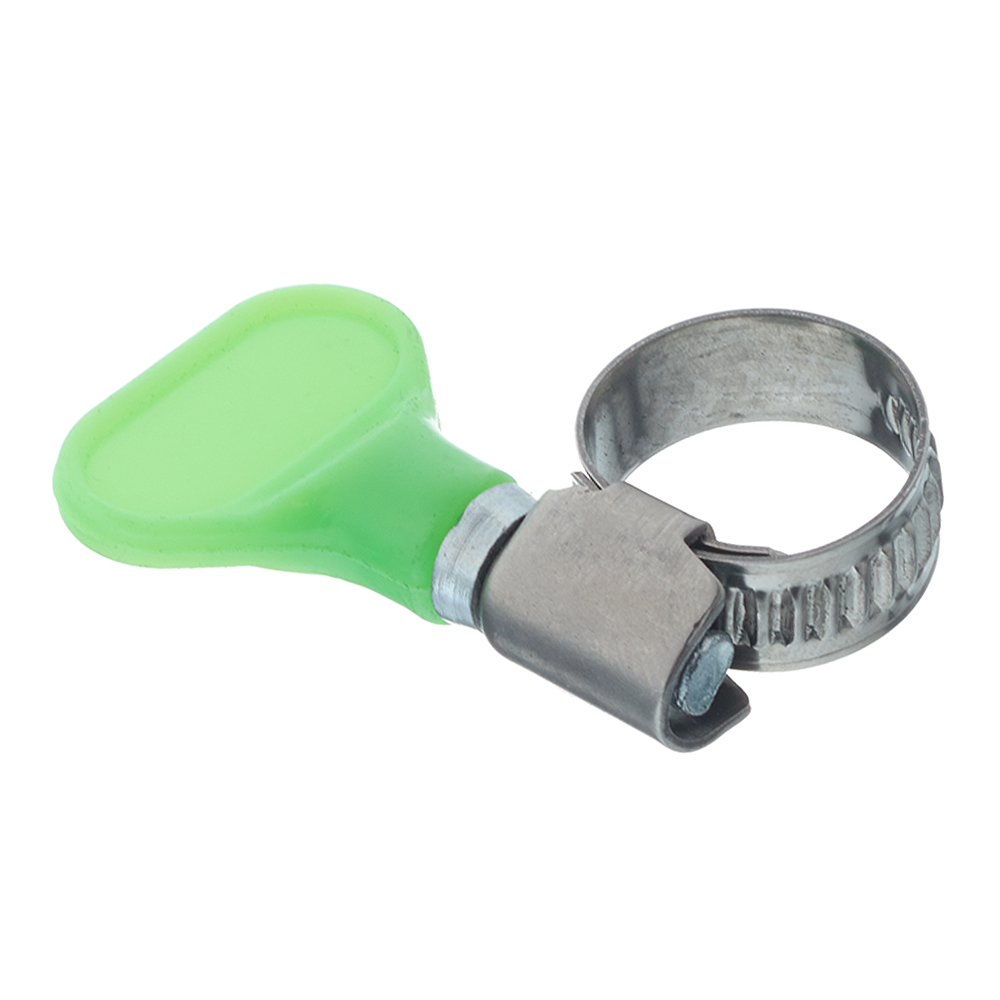 original-7295.jpg Хомут червячный обжимной 10-16 мм нержавеющая сталь с бабочкой — изображение 1