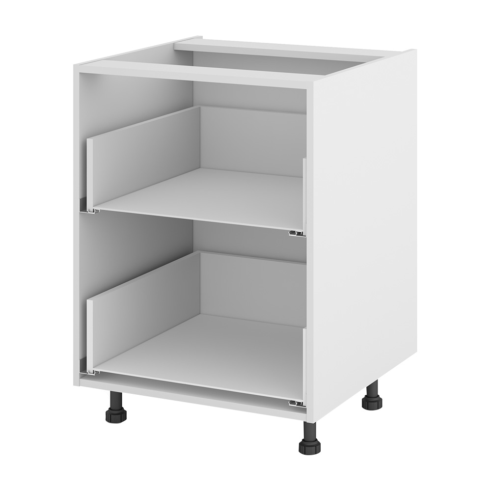 original-7412.jpg Кухонный шкаф напольный 80х72х56 см белый 2 ящика — изображение 1